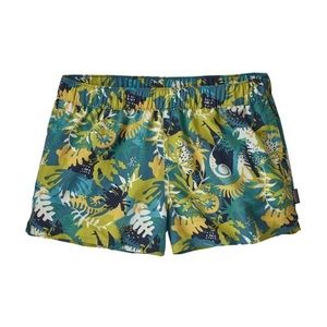 PATAGONIA Barely Baggies in Wild Waratah Tasmania Teal print
